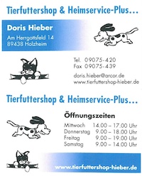 Logo der Firma Tierfuttershop Hieber