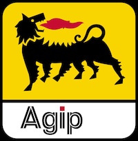 Logo der Firma Agip Service Station